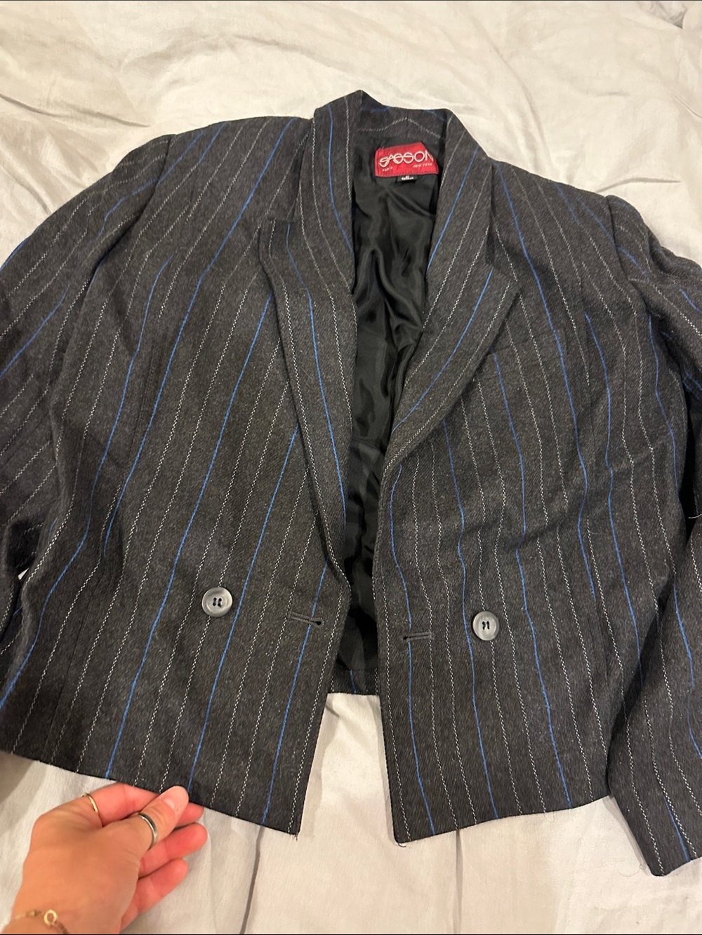 Striped blazer - Picture 2 of 4